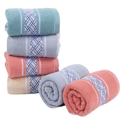 Customized Designs Supported Bathing Towel All Cotton Absorbent Unisex Large Size