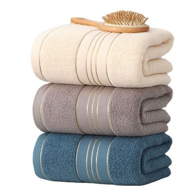 Hot Custom Pure Cotton Luxury Custom Logo Absorption Soft Golden Satin Dobby Bath Face Hand Hair Towel Sets Baby Towel Sample