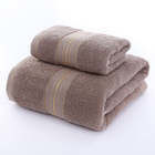 Hot Custom Pure Cotton Luxury Custom Logo Absorption Soft Golden Satin Dobby Bath Face Hand Hair Towel Sets Baby Towel Sample