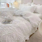 All-Season 100% Cotton Soft Bedding Set with Matching Curtain and Quilt Luxury Egyptian Cotton Set