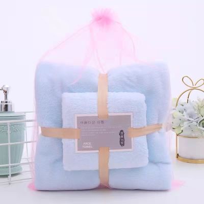 Novelty Pattern Microfiber Towel Set Quick Drying and Solid Color for Fast Absorption