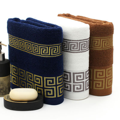 Custom 32S Rectangle Cotton Bath Towel Shown in High Absorbency for Hotel