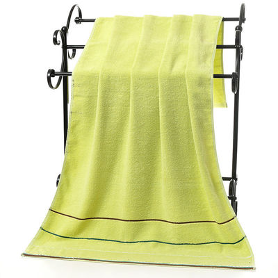 Six Color Striped Bath Towel Set Sustainable Thick Absorbent Cotton Great for Gifting