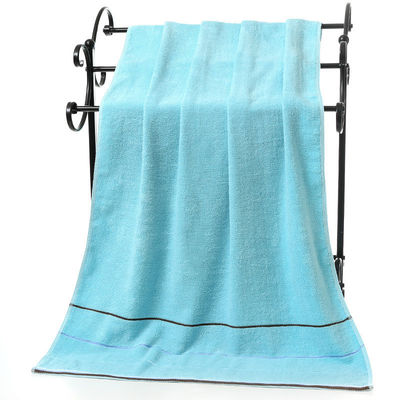 Six Color Striped Bath Towel Set Sustainable Thick Absorbent Cotton Great for Gifting