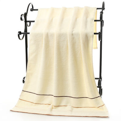 Six Color Striped Bath Towel Set Sustainable Thick Absorbent Cotton Great for Gifting