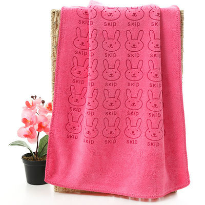 Thickened Microfiber Face Towel Featuring Adorable Rabbit Head Design for Soft Touch