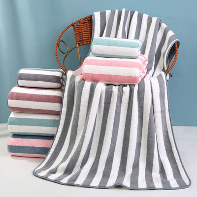 Thickened Coral Velvet Beach Towel 32*32cm/ 35*75cm/ 70*140cm/ Custom for Hotel Guests