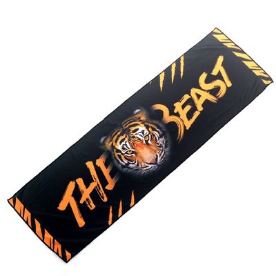 Trendy Printed Sports Towels with Quick Cooling Ice Logo and 0.1 Jacquard Fabric