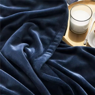 Super Soft Microfiber Flannel Blanket with European and American Style Construction