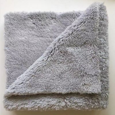 Custom Thicken Plush Edgeless Microfiber Car Cleaning Cloth for Airplane 16 x 16 Square