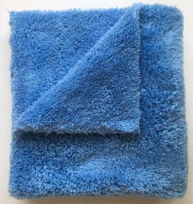 Custom Thicken Plush Edgeless Microfiber Car Cleaning Cloth for Airplane 16 x 16 Square