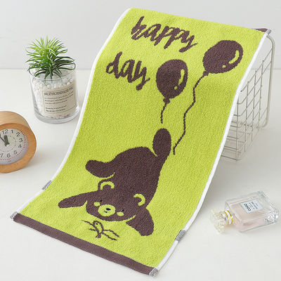 Custom Logo Children's Cotton Towel for Household Wiping Hands in Kindergarten