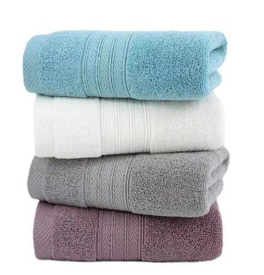Rectangle Cotton Bath Towel for Adults 2024 Fast Drying Soft Absorbent Wrap Towel