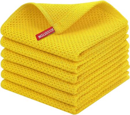 Amazon's Kitchen Towel Set Soft Eco-friendly and Easy-to-Clean with Waffle Square Towels