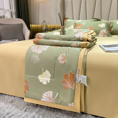 Luxury Princess Washed Silk Bedding Set 4 Pcs Filled with Soft and Breathable Bed Sheet
