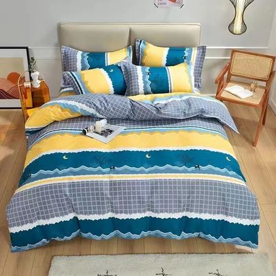 Custom Color Luxury 100% Cotton Bedsheets Duvet Cover Bed Sheet Bedding Set