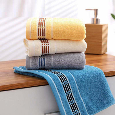 Thickened Soft Face Towel with Quick-Dry Technology in Pure Cotton Rectangle Shape