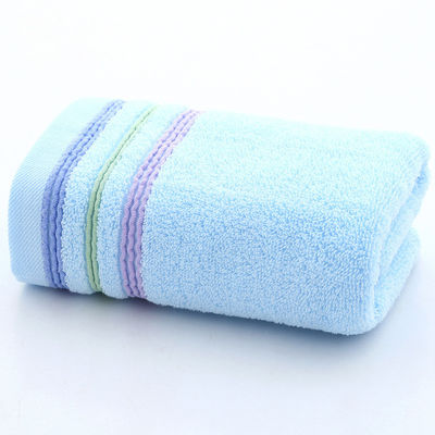 100% Cotton Multicolor Dobby Towel Set for Soft and Absorbent Bathing Experience