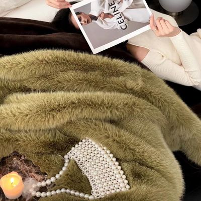 Oversized Wearable Full Body Sweatshirt TV Blanket Flannel Fleece Hoodie Blanket With Sleeve