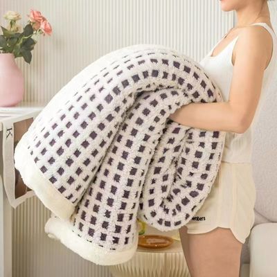 Oversized Wearable Full Body Sweatshirt TV Blanket Flannel Fleece Hoodie Blanket With Sleeve