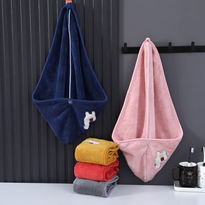 Unisex Shower Cap Dry Hair Towel Custom Thickening Elastic Bathing Cap for Sustainable