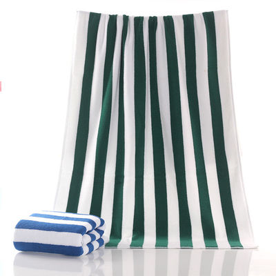 Upgrade Your Bathing Experience with Our Thick Striped Cotton Bath Towel OEM Accepted