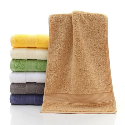 Customized Color Luxury Embroidered Striped Pattern Bath Towel Set for Home Hotel Spa