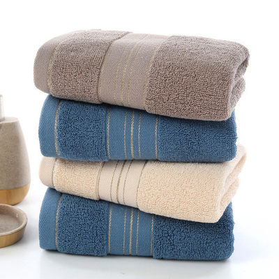 Golden Washable Household Towel made of 100% Cotton for Quick Drying and Absorbency
