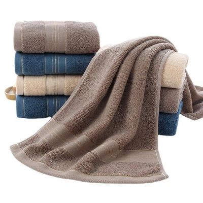 Golden Washable Household Towel made of 100% Cotton for Quick Drying and Absorbency