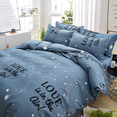Scenic Pattern 100% Polyester Material for Bedsheet Fabric and Bedding Set at Changxing
