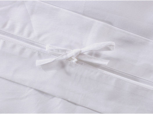 4 Pcs 60s 300tc 100% Cotton White Satin Bedding Set for Luxury 5 Star Resort Hotel