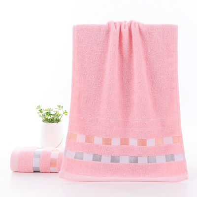 Comfortable Woven Combed Cotton Water Pattern Hotel Towels for Soft and Eco-friendly