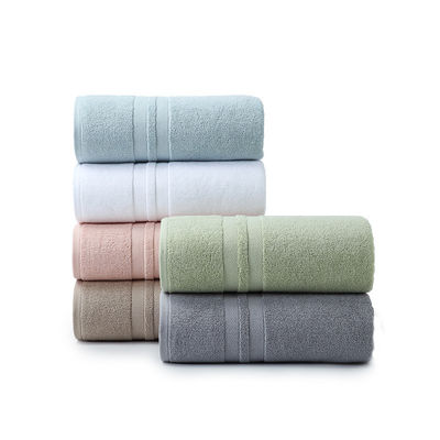 Thickened Striped Pattern Hotel Towel Set Made of Pure Cotton Fabric for Luxury Bathing