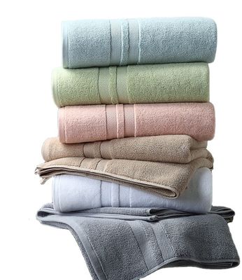 Thickened Striped Pattern Hotel Towel Set Made of Pure Cotton Fabric for Luxury Bathing