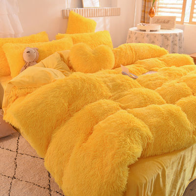 Experience Ultimate Comfort with Customized Logo Mink Velvet Four-Piece Duvet Cover