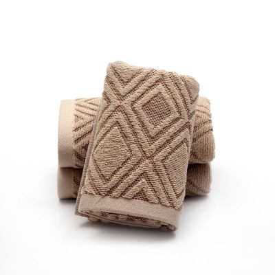 Soft and Absorbent Face Towel Made of 100% Pure Cotton Plain Weaving White Pattern