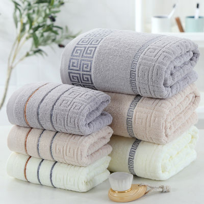Hotel Essential Cotton Bath Towel with Strong Water Absorption and Customized Logo