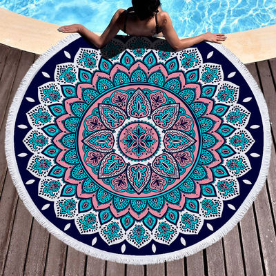 High Absorption Capacity Woven Beach Towel Ideal for Home Hotel Sport Travel and Gift