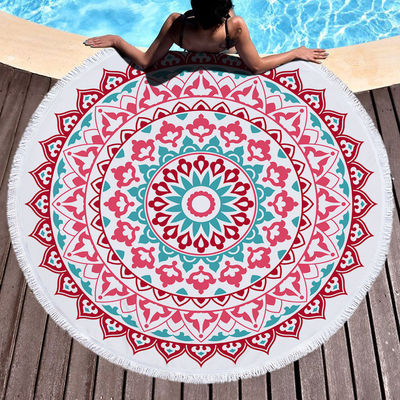 High Absorption Capacity Woven Beach Towel Ideal for Home Hotel Sport Travel and Gift