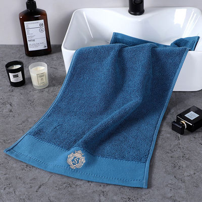 Thick Cotton Striped Pattern Luxury Hotel Towel Set with Embroidered Logo and OEM Logo