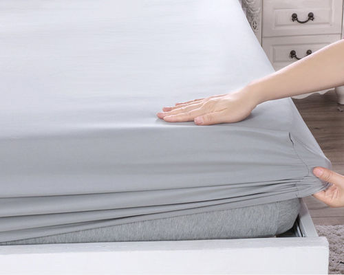 Super King Size Solid Microfiber Bedding Sheets Set with Woven Fabric and OEM Service