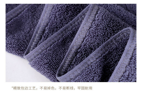 Thick Cotton Striped Pattern Luxury Hotel Towel Set with Embroidered Logo and OEM Logo