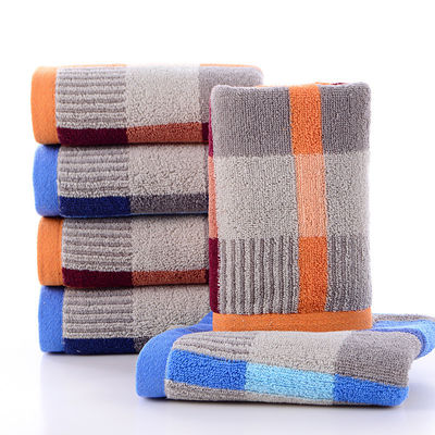 Home Customized Size Embroidery Logo Cotton Towel For Men Women Soft Thickened Towels