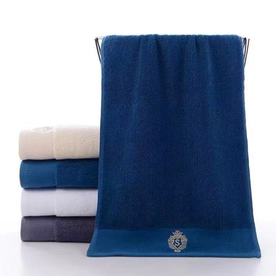 Hotel Advertising Logo Customized Pure Cotton Absorbent Face Towel for Home and Spa