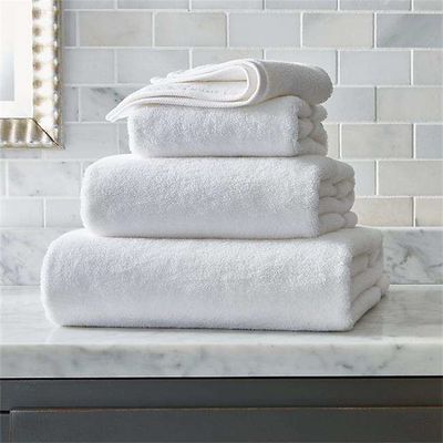 Experience the Best of Home and Hotel Spa with Our White Cotton Bath Towel Set