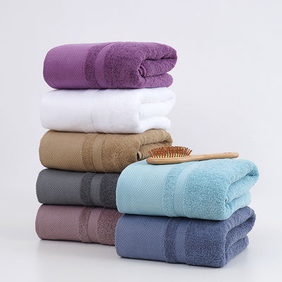 High Grade Rectangle 16S Long-staple Cotton Bath Towel for Hotel Bathrooms and Spas