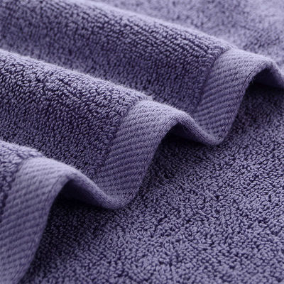 Custom Logo Embroidery White Cotton Towels Pure Cotton Soft Absorbent Towel for Hotel