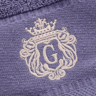 Custom Logo Embroidery White Cotton Towels Pure Cotton Soft Absorbent Towel for Hotel