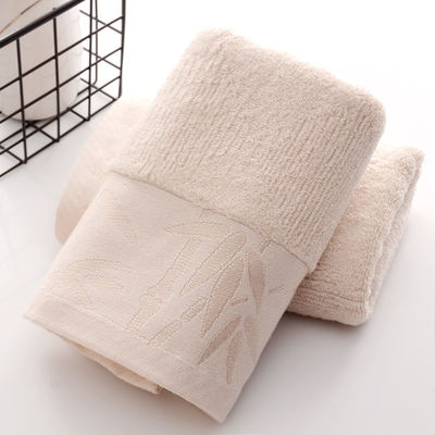 Woven Bamboo Fiber Super Clean Face Towel Bath Towel with Animal Print Pattern 2024