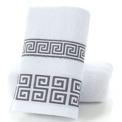 Hotel and Home Rectangle 32S Cotton Jacquard Embroidery Towel Set in Customized Design
